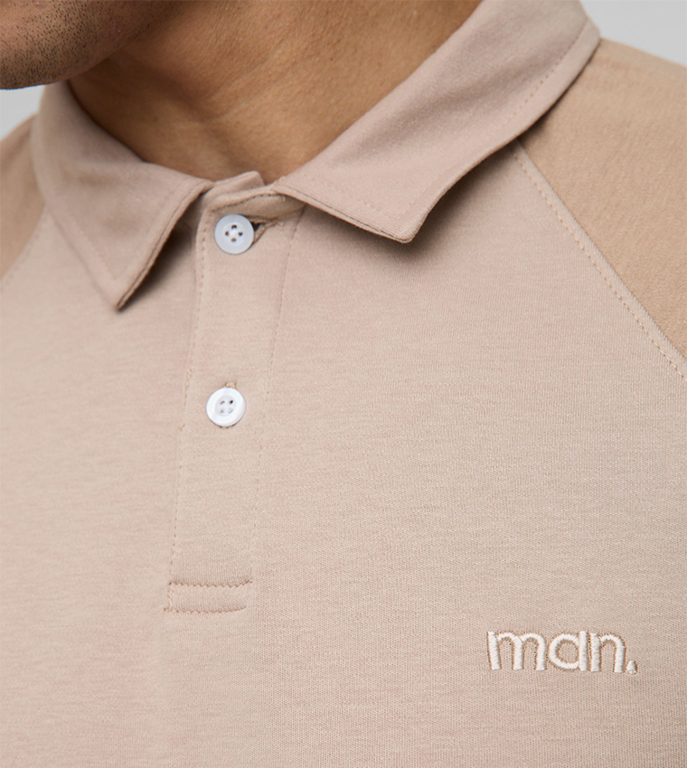 Color Block Short Sleeves Polo T-Shirt