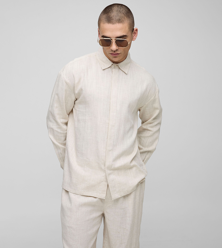 Heavyweight Linen Regular Fit Shirt