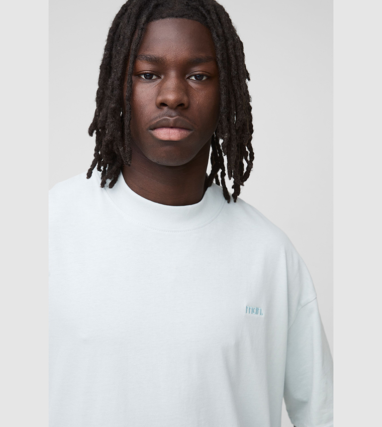 Solid Oversized Crew Neck T-Shirt