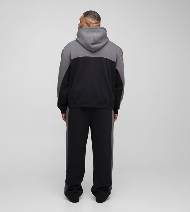 Plus & Tall Relaxed Fit Panel Detail Sweatpants