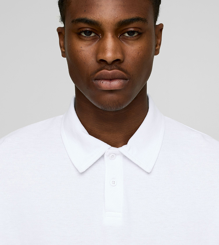 Regular Fit Solid Pique Polo T-Shirt