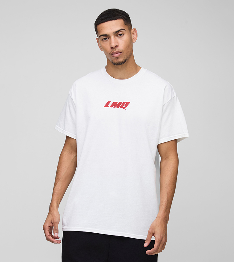 Pixar Cars Lightening Graphic License Oversized T-Shirt