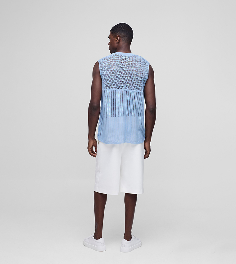 Openwok Knitted Sweater Vest