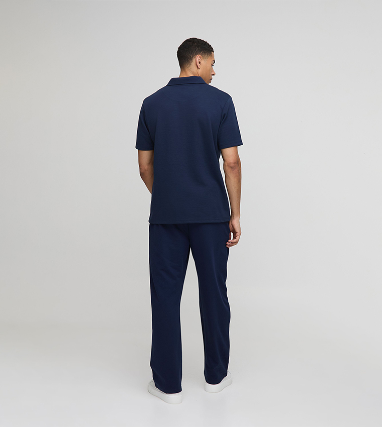 Regular Fit Short Sleeves Smart Polo T-Shirt