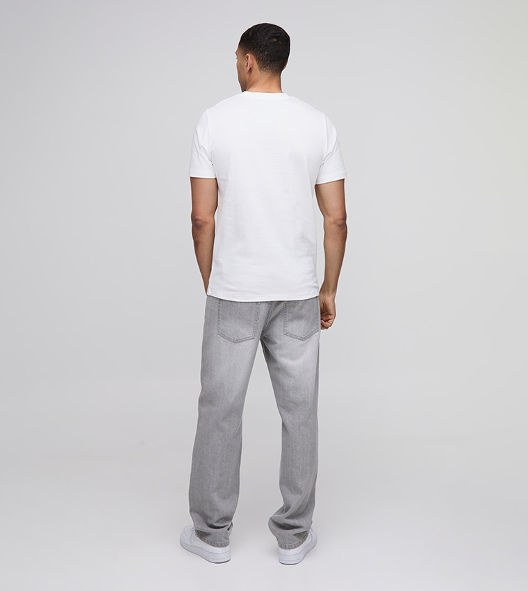 Pintuck Detail Slim Fit T-Shirt