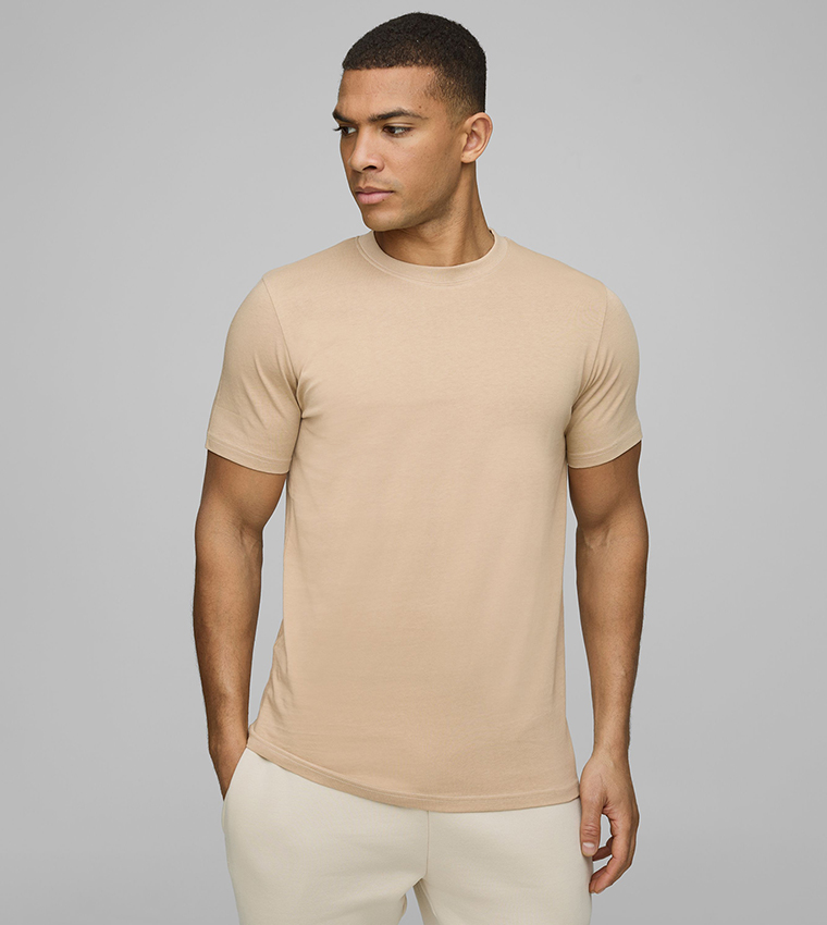 Pack of 3 Slim Fit Crew Neck T-Shirts
