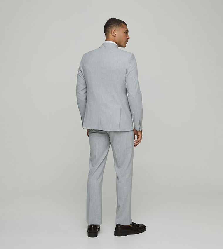 Mid Rise Flared Formal Trousers