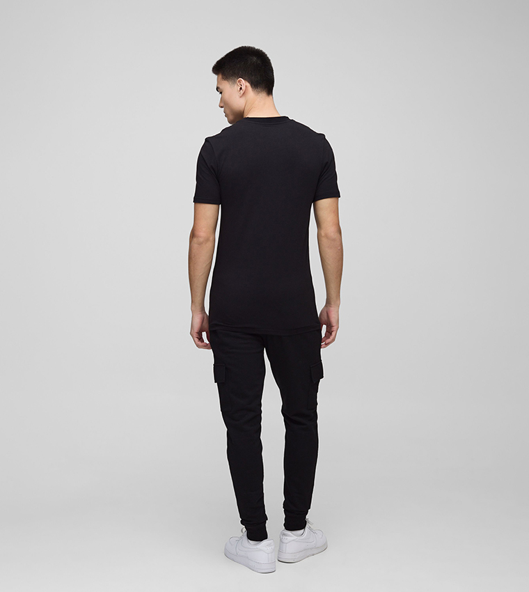 Solid Muscle Fit Crew Neck T-Shirt