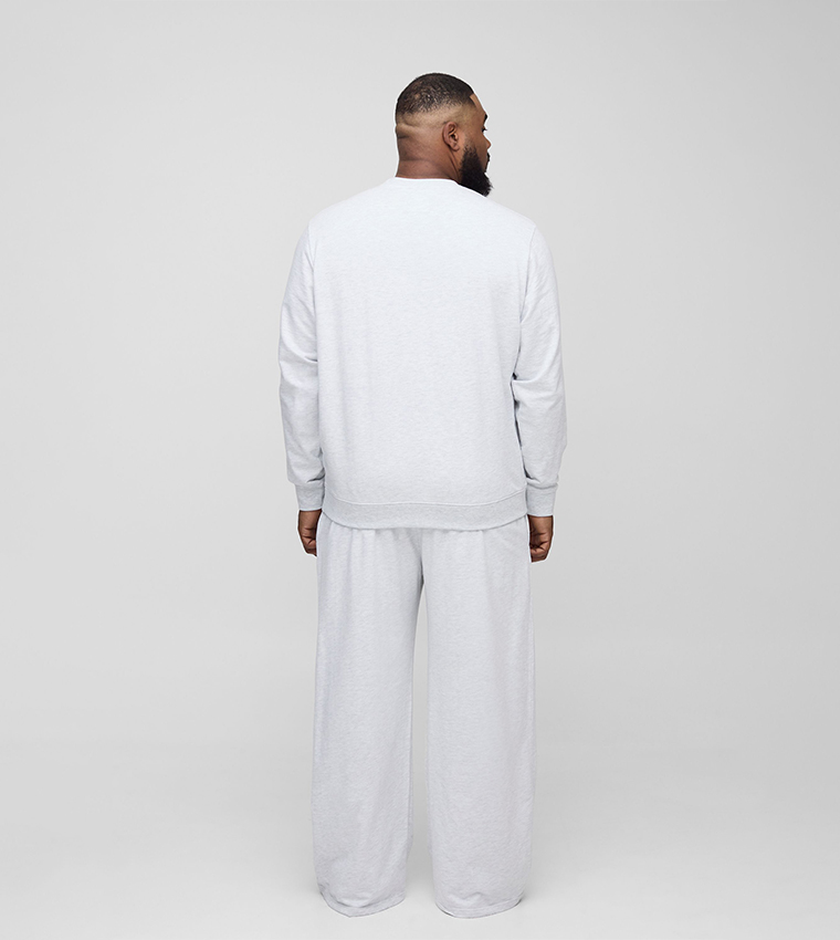 Plus & Tall Lightweight Wide Fit Basic Sweatpants