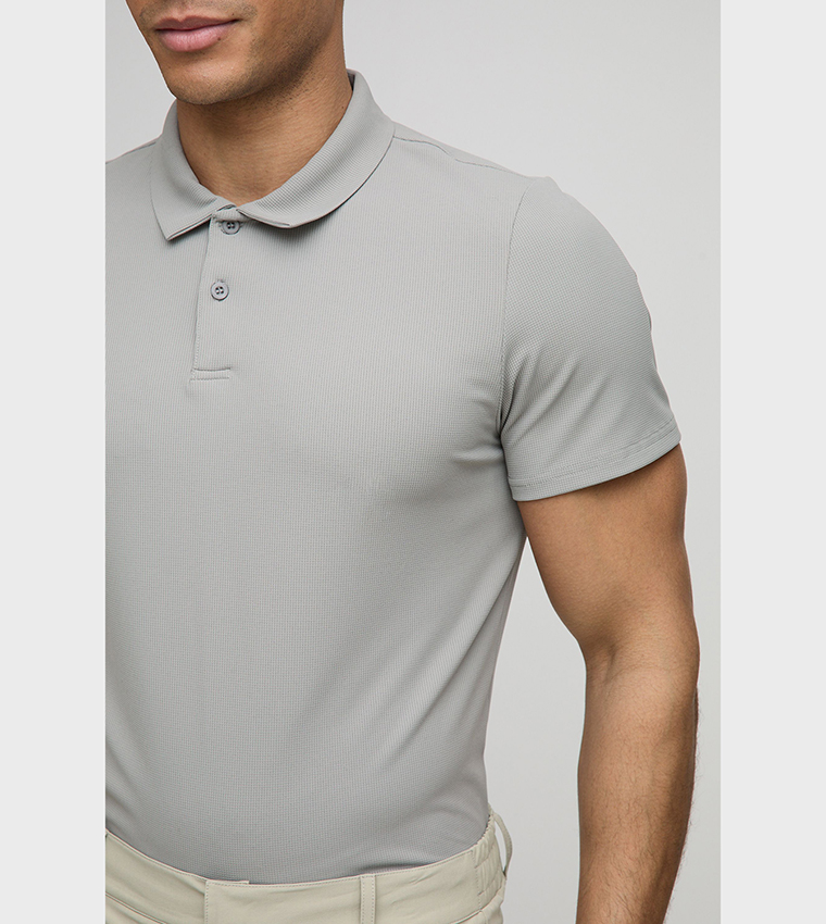 Solid Golf Polo Shirt