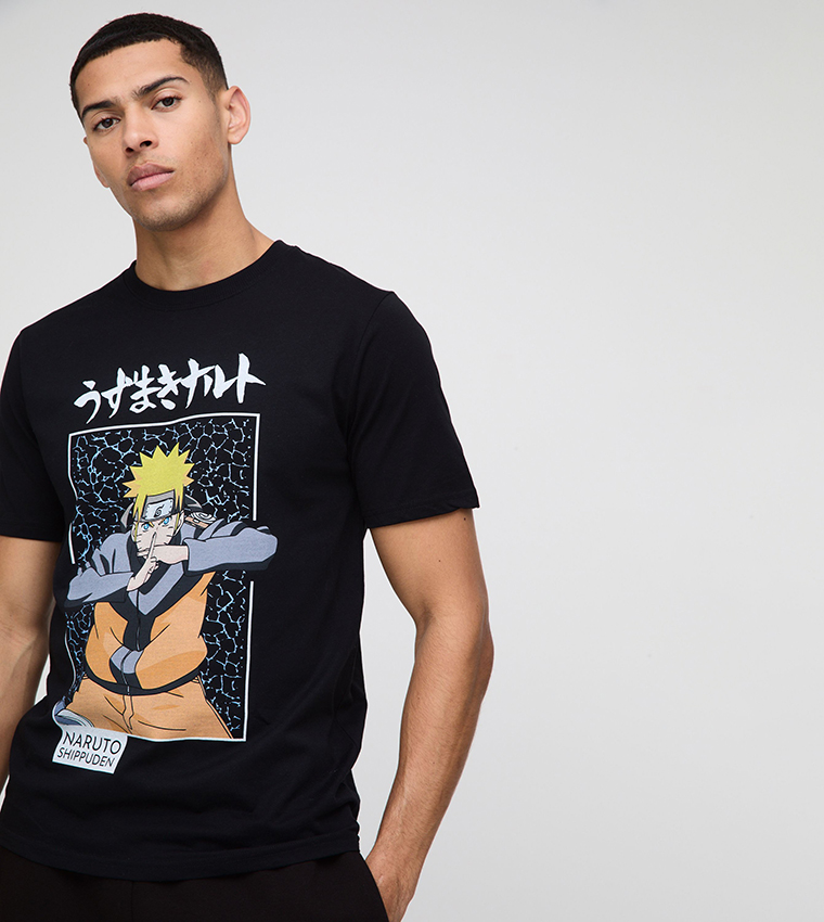 Naruto Anime License Printed T-Shirt