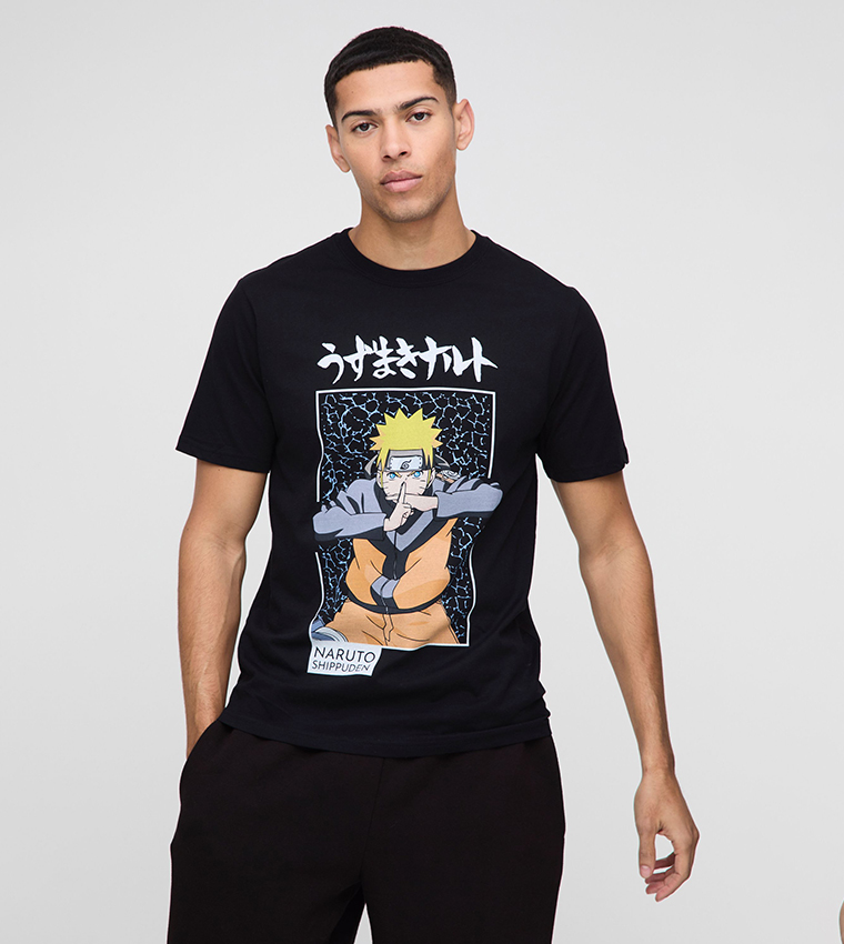 Naruto Anime License Printed T-Shirt