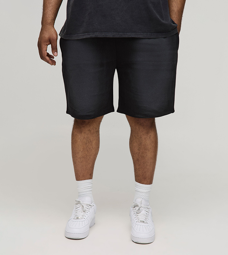 Plus & Tall Spray Wash Loose Shorts