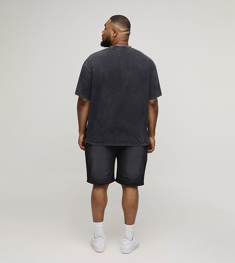 Plus & Tall Spray Wash Loose Shorts