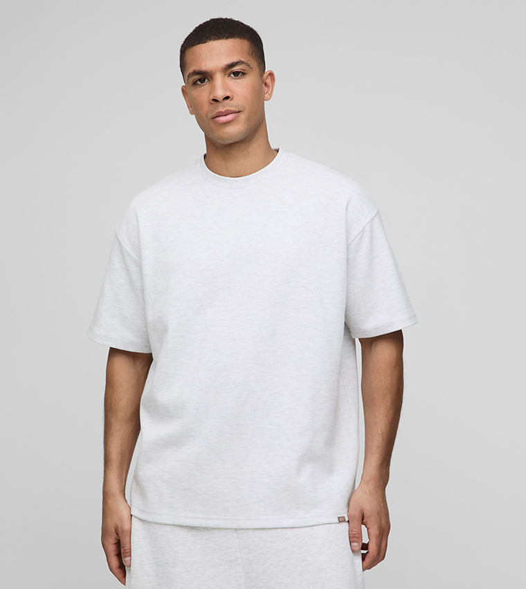 Man Metal Tab Heavyweight Interlock T-Shirt