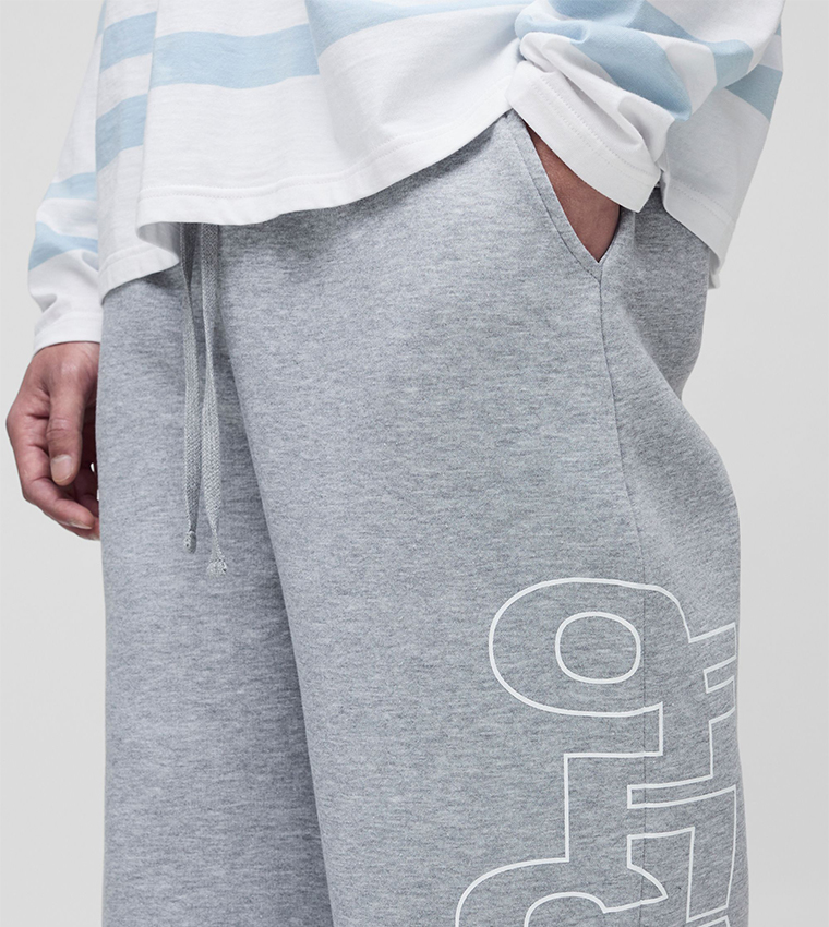 Plus & Tall Wide Leg Official Outline Sweatpants