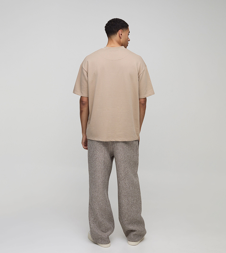 Solid Short Sleeves Oversized T-Shirt