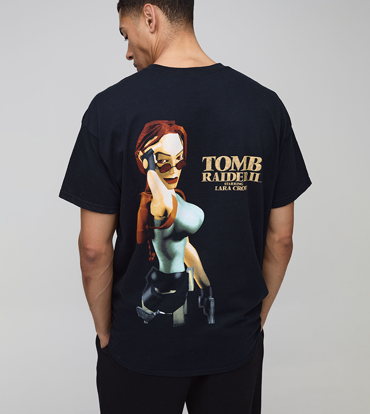 Tomb Raider Lara Croft License Printed T-Shirt
