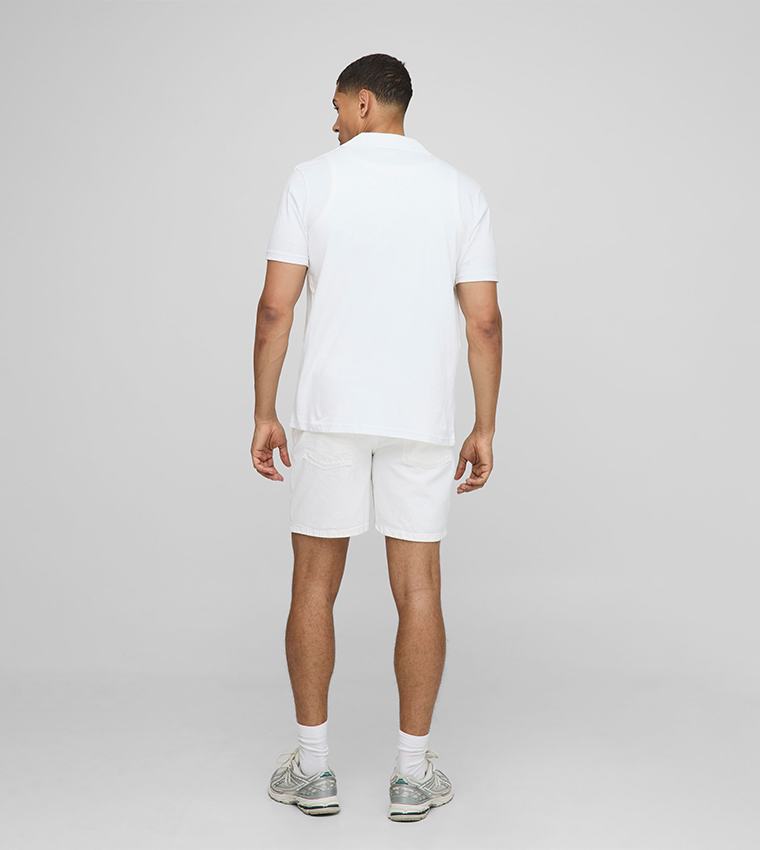 Solid Short Sleeves Revere Shirt