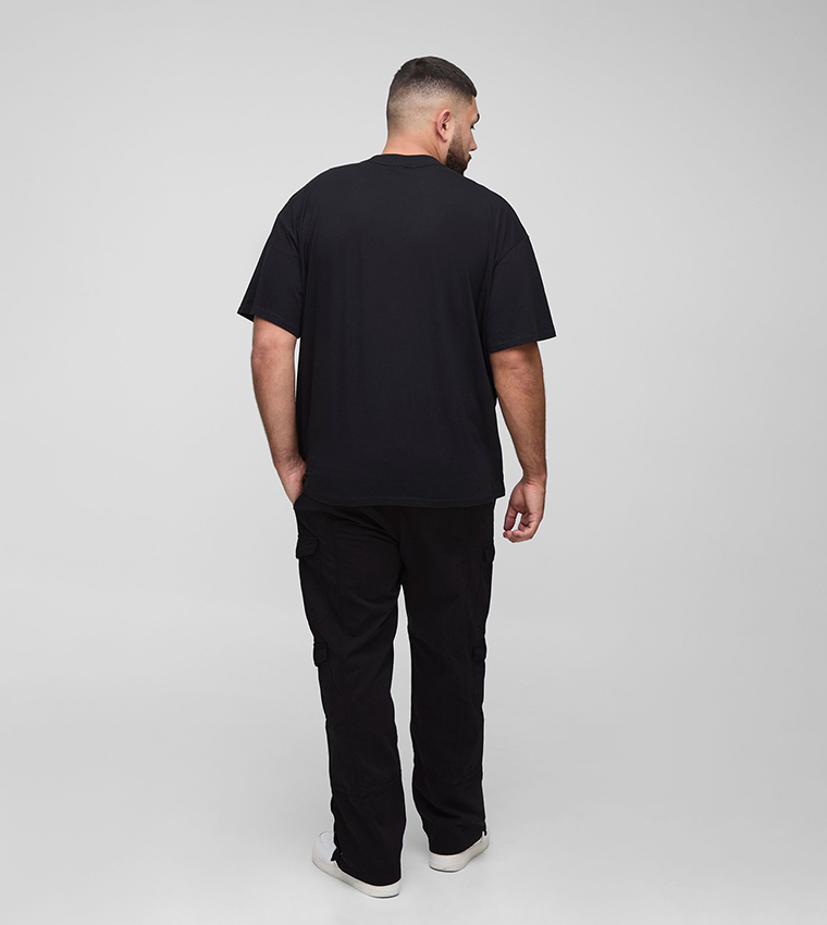 Plus & Tall Washed Slim Flared Trousers