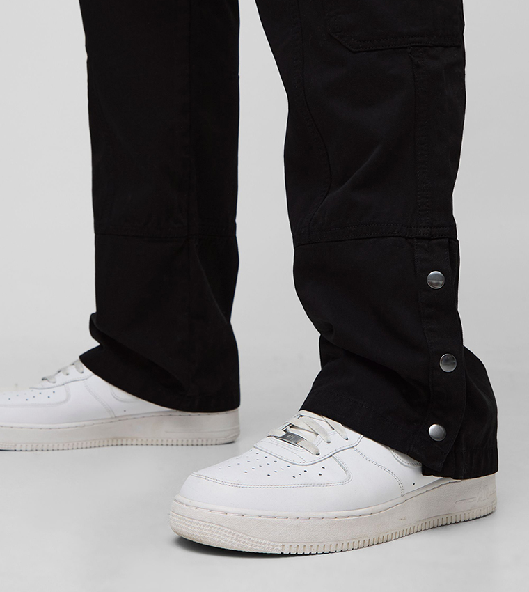 Plus & Tall Washed Slim Flared Trousers