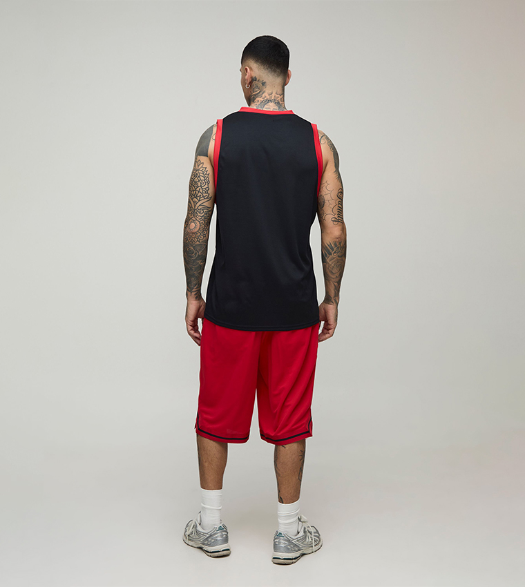Tall Worldwide Airtex Tank Top & Shorts Set