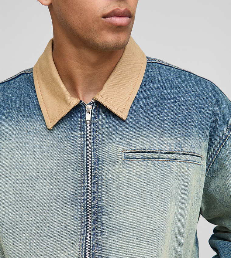 Extreme Washed Oversized Denim Jacket