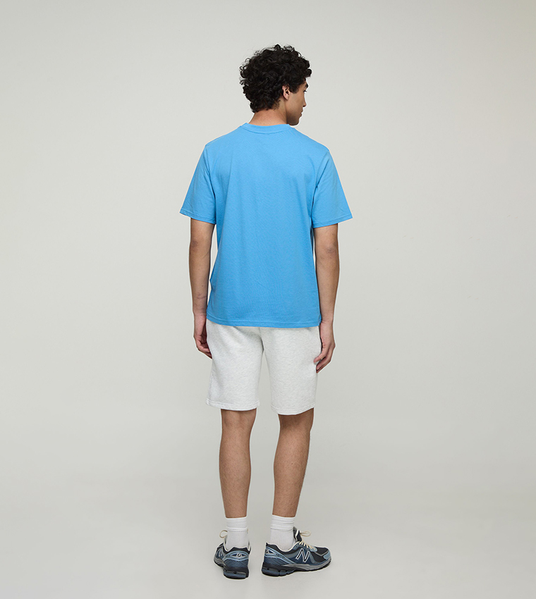 Solid Regular Fit Crew Neck T-Shirt