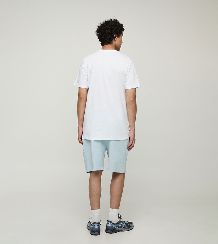 Solid Regular Fit Crew Neck T-Shirt