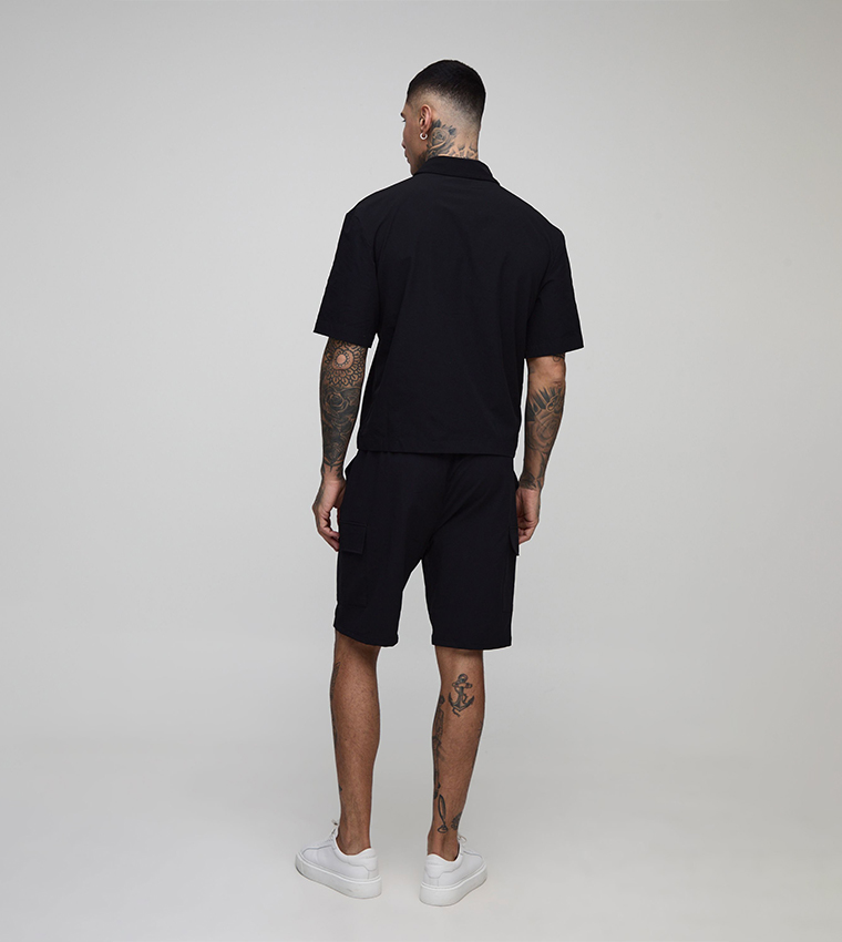 شورت كارغو للمقاسات الطويلة