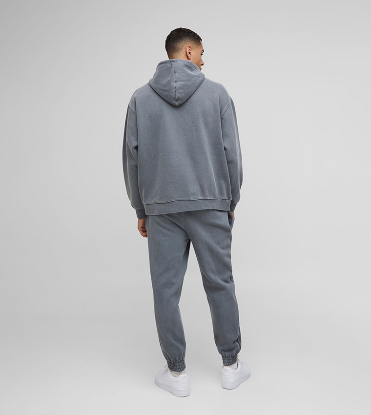 25 Varsity Washed Hooded Oversized Tracksuit