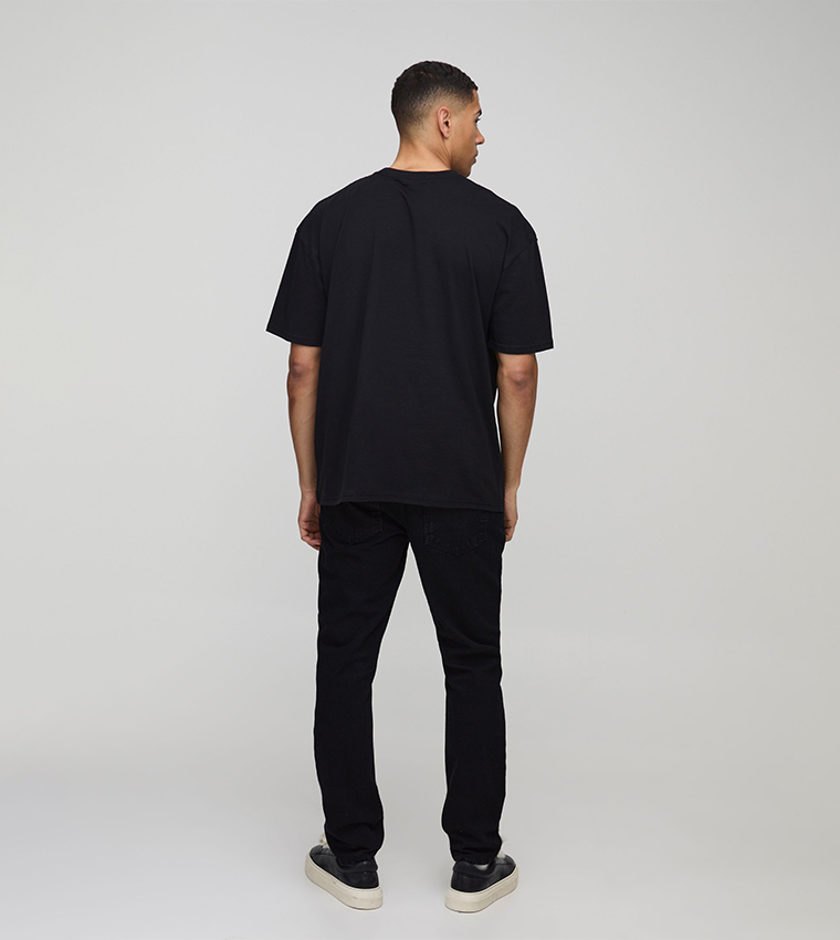 Printed Short Sleeves Oversized T-Shirt