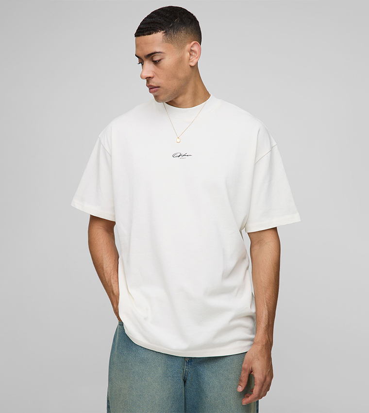 Printed Short Sleeves Oversized T-Shirt