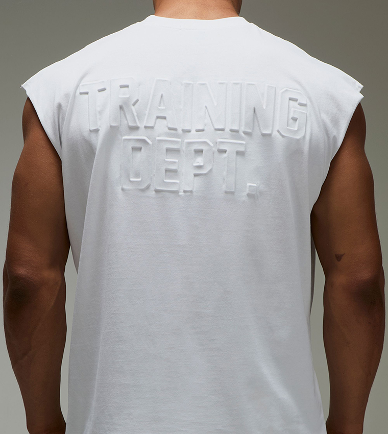 Training Dept Embossed Oversized Tank Top