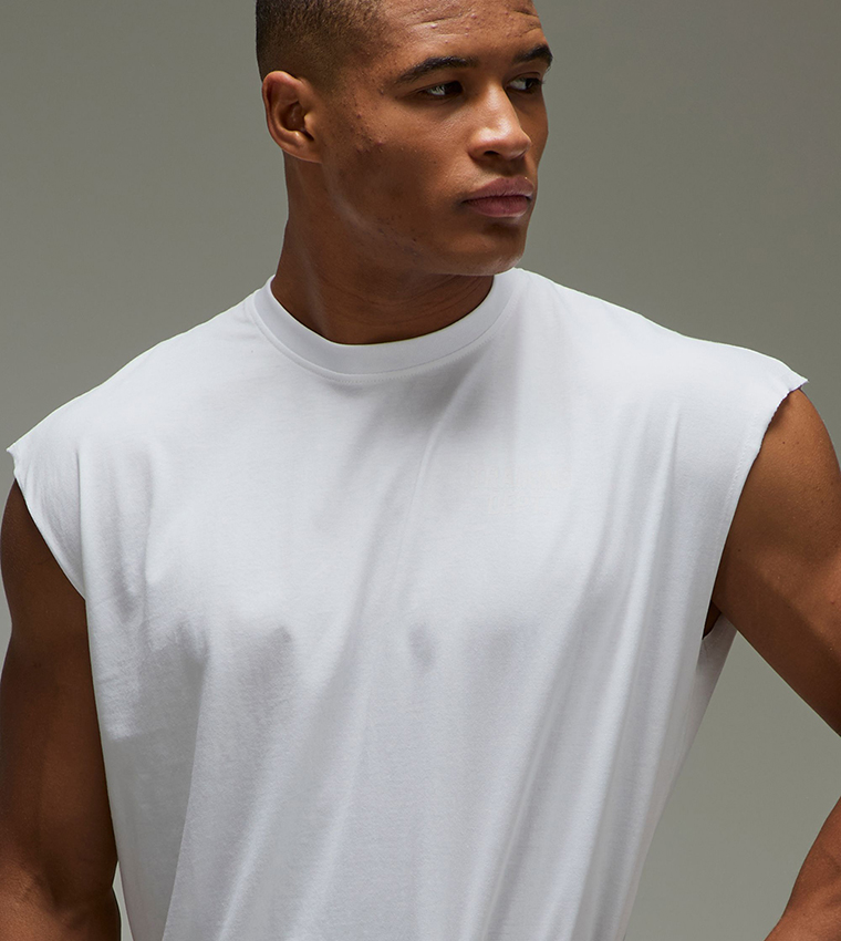 Training Dept Embossed Oversized Tank Top