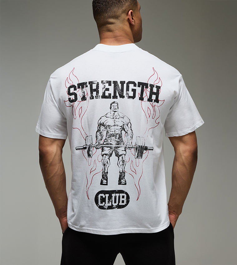 Printed Short Sleeves Oversized T-Shirt