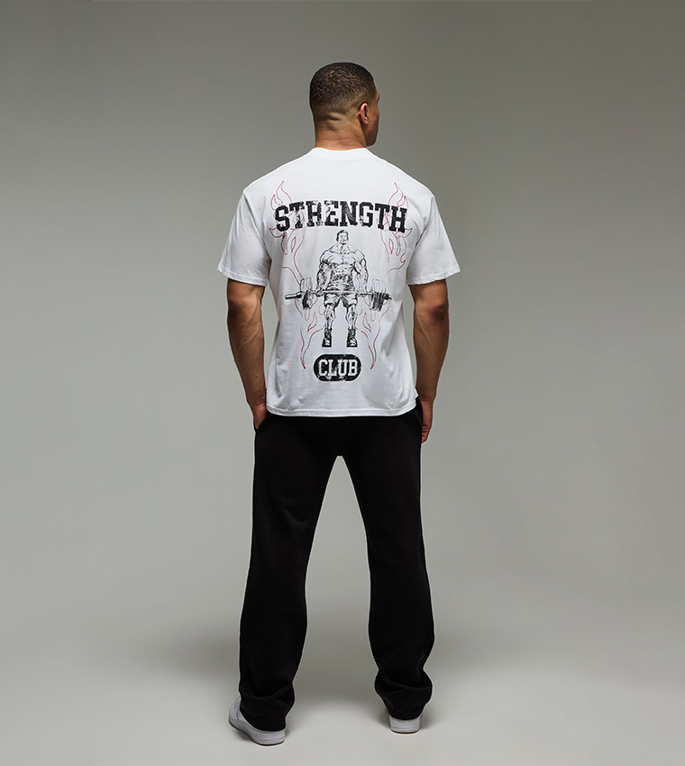 Printed Short Sleeves Oversized T-Shirt