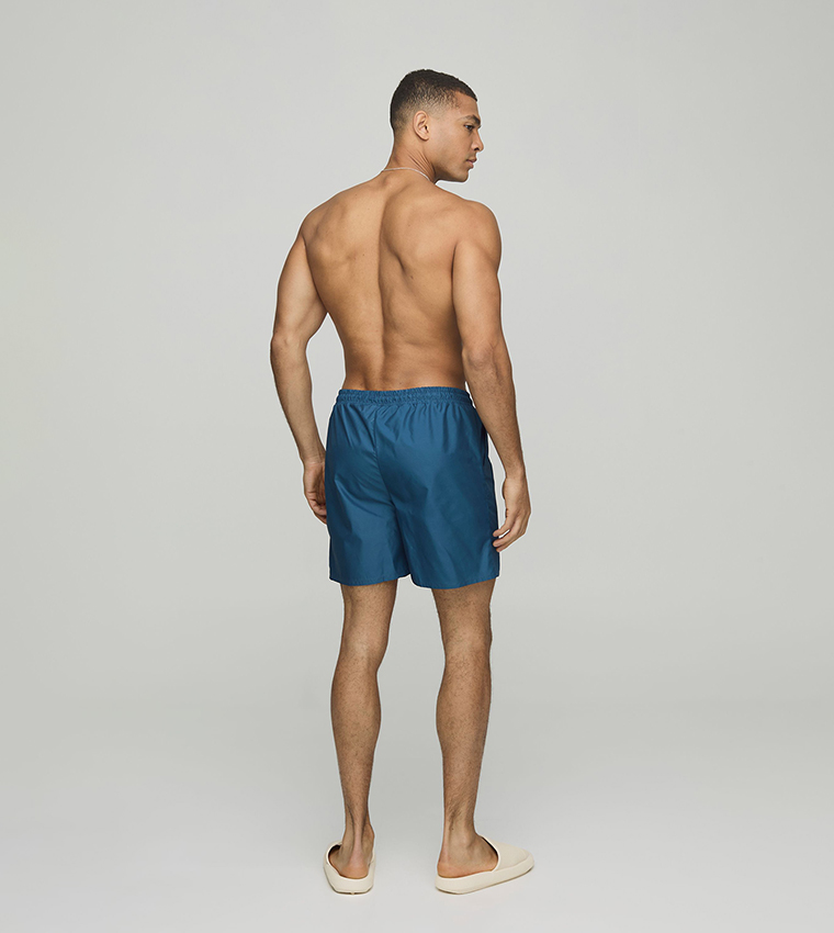 Pack of 2 Micro Check Swim Shorts
