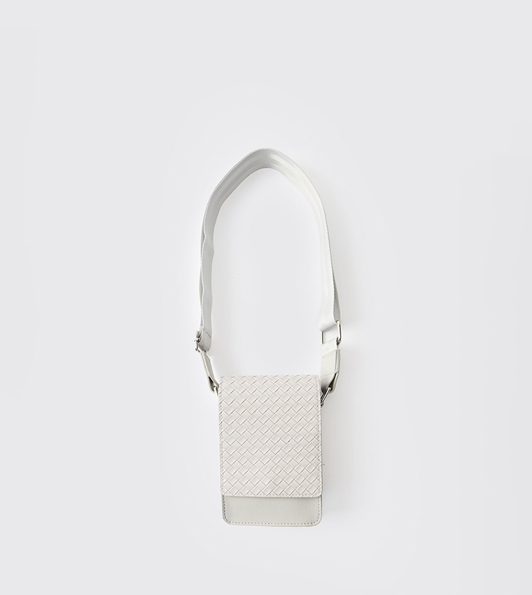 PU Diamond Phone Crossbody Bag