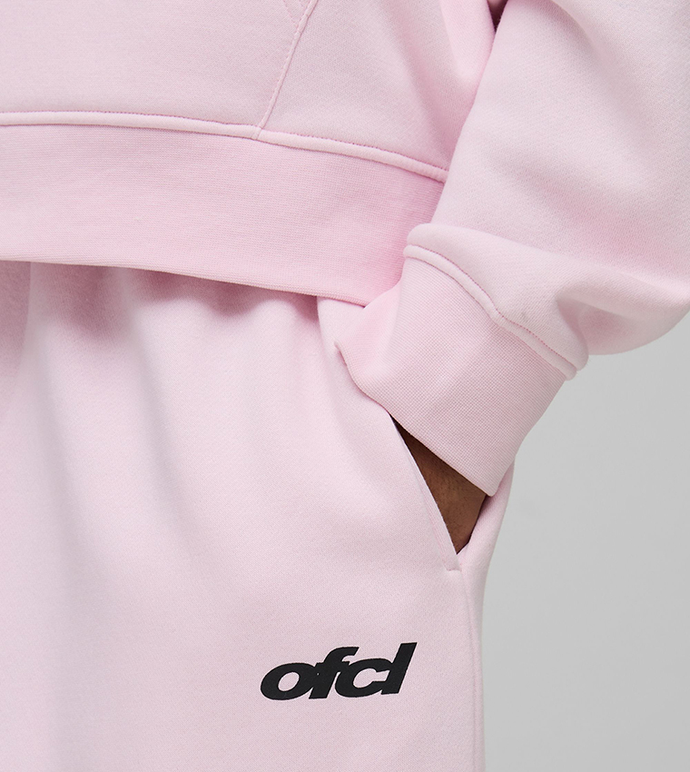 Mid Rise Wide Leg Pastel Sweatpants