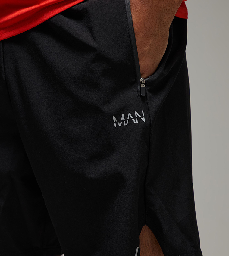 Perforated Stretch Woven 7Inch Active Shorts