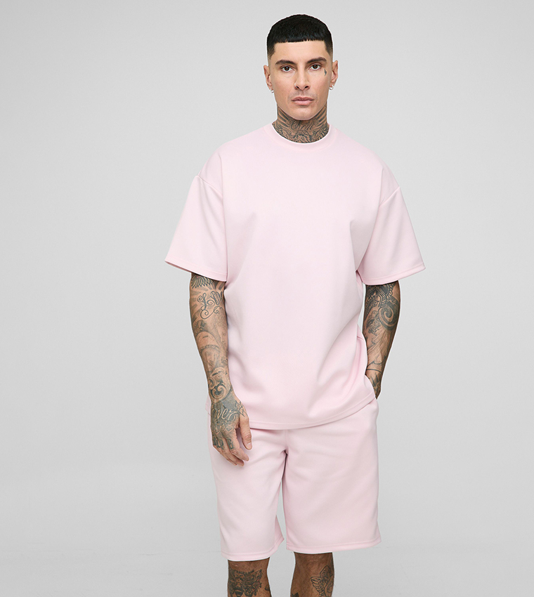 Tall Scuba Oversized T-Shirt & Short Set