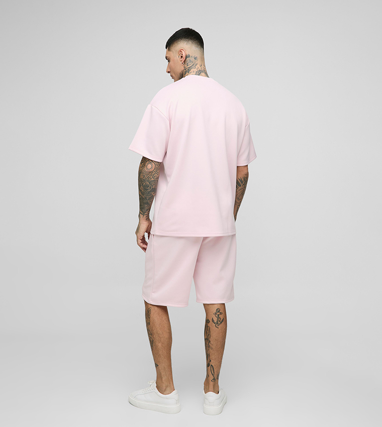 Tall Scuba Oversized T-Shirt & Short Set