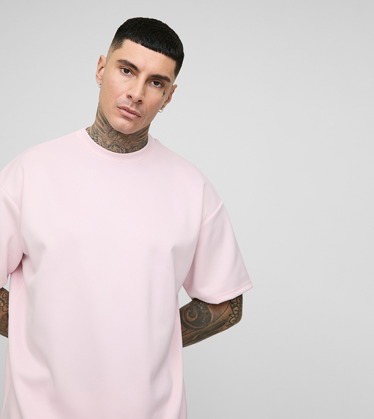 Tall Scuba Oversized T-Shirt & Short Set
