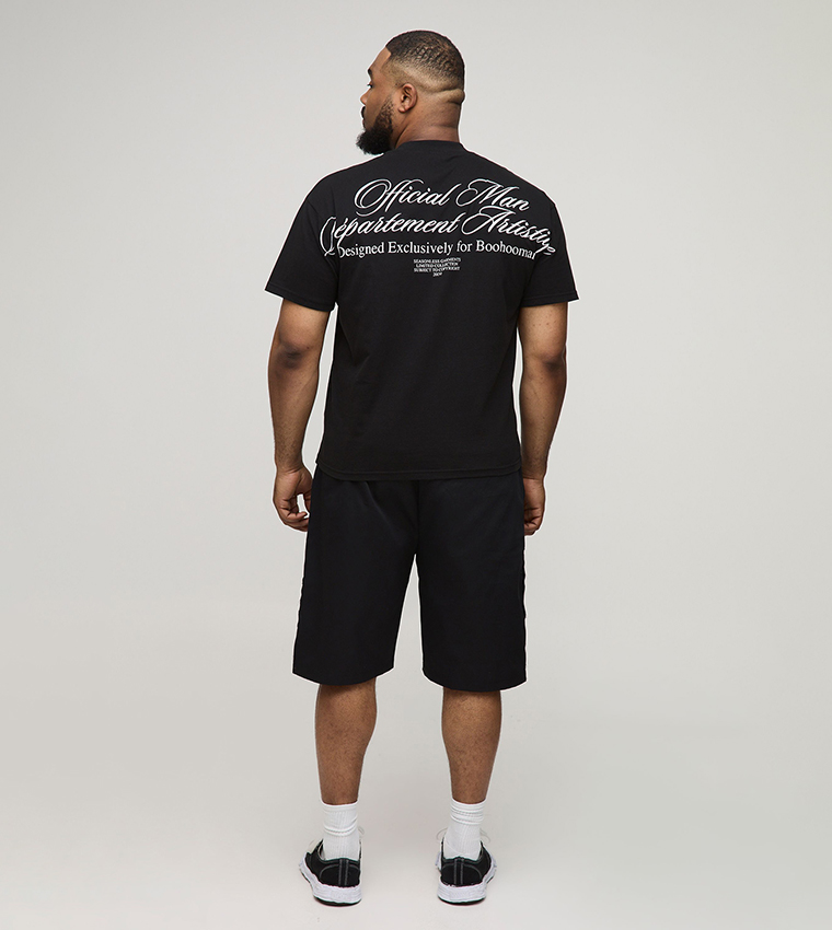 Plus & Tall Relaxed Fit Elastic Carpenter Shorts