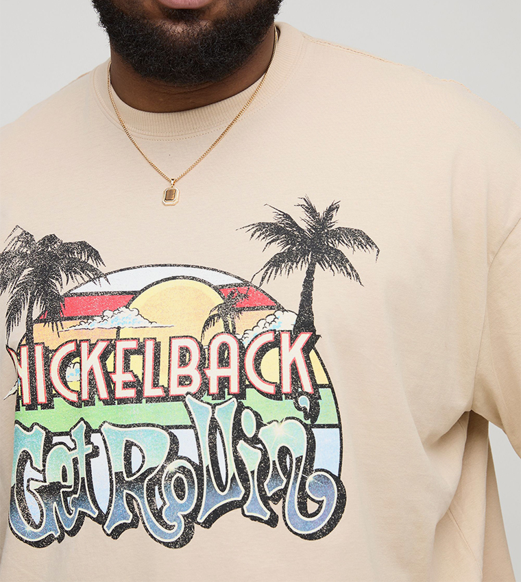 Plus & Tall Graphic Printed Oversized T-Shirt