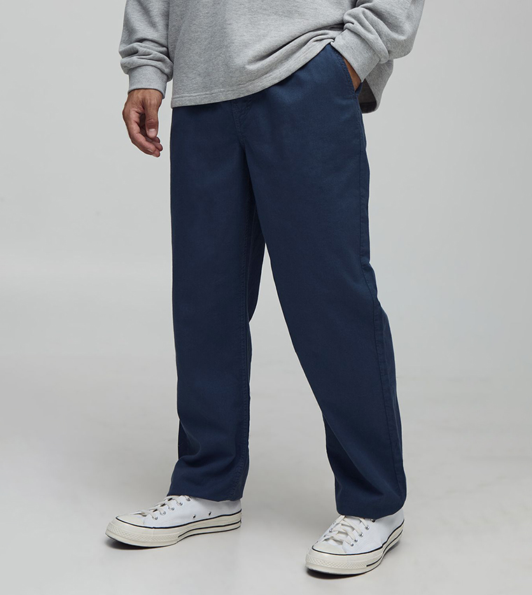Mid Rise Lightweight Relaxed Fit Chinos