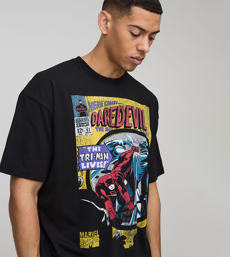 Marvel Daredevil Printed Oversized T-Shirt
