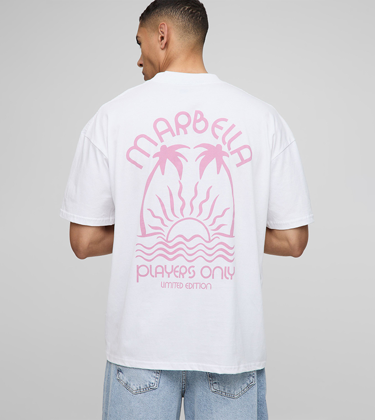 Printed Short Sleeves Oversized T-Shirt