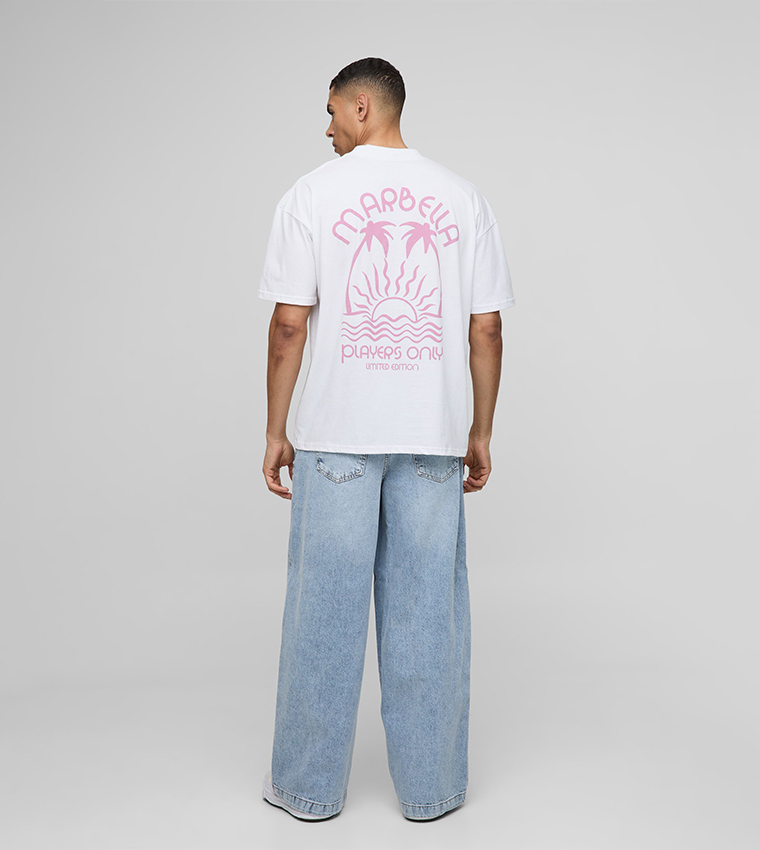 Printed Short Sleeves Oversized T-Shirt